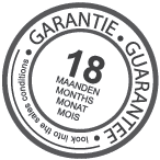 Garantie 18 maanden Garantie 18 maanden