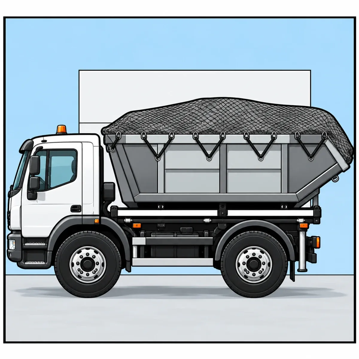 PE fijnmazig containernet